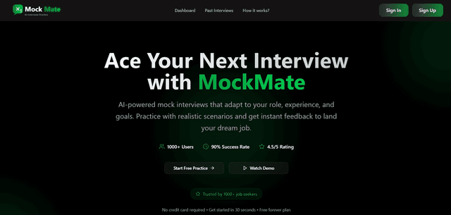 MockMate : A complete capstone project